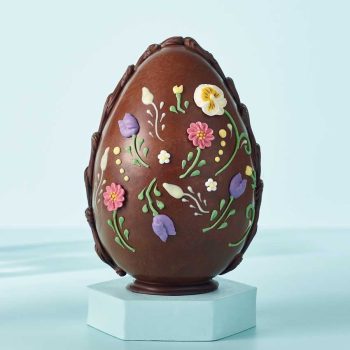 Milk Chocolate Spring Flowers Easter Egg V3