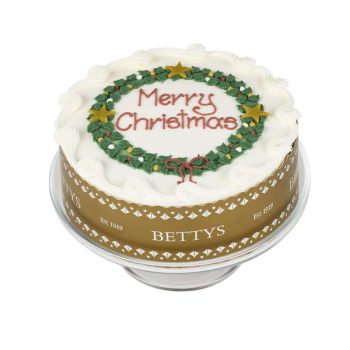 Royal Iced Merry Christmas Cake