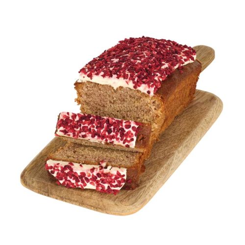 Raspberry And Vanilla Loaf Cake Cut Out