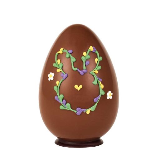 Spring Bunny Milk Chocolate Easter Egg No Box Cut Out