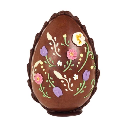 Milk Chocolate Spring Flowers Easter Egg No Box Cut Out