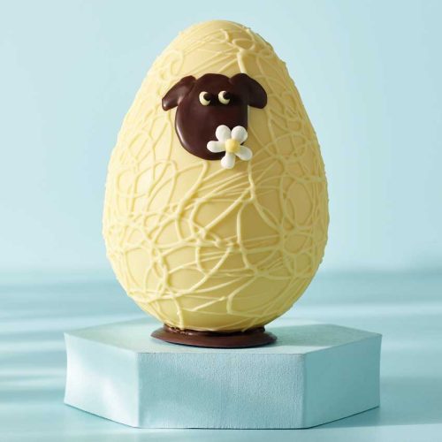 Jenny the Sheep White Chocolate Easter Egg V3