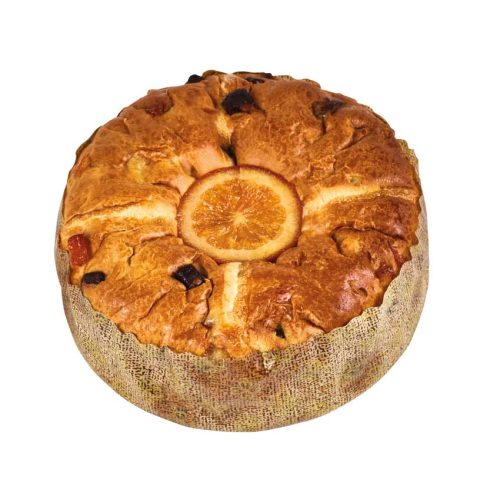 Large Chocolate Orange Hot Cross Bun Cut Out