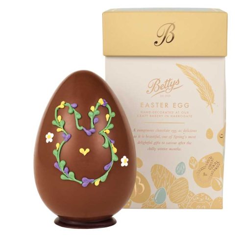 Spring Bunny Milk Chocolate Easter Egg With Box Cut Out